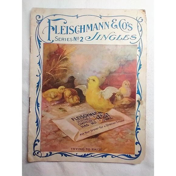 Fleischmann Yeast Jingles Bread Making Directions Series No 2 New York City - Picture 1 of 16